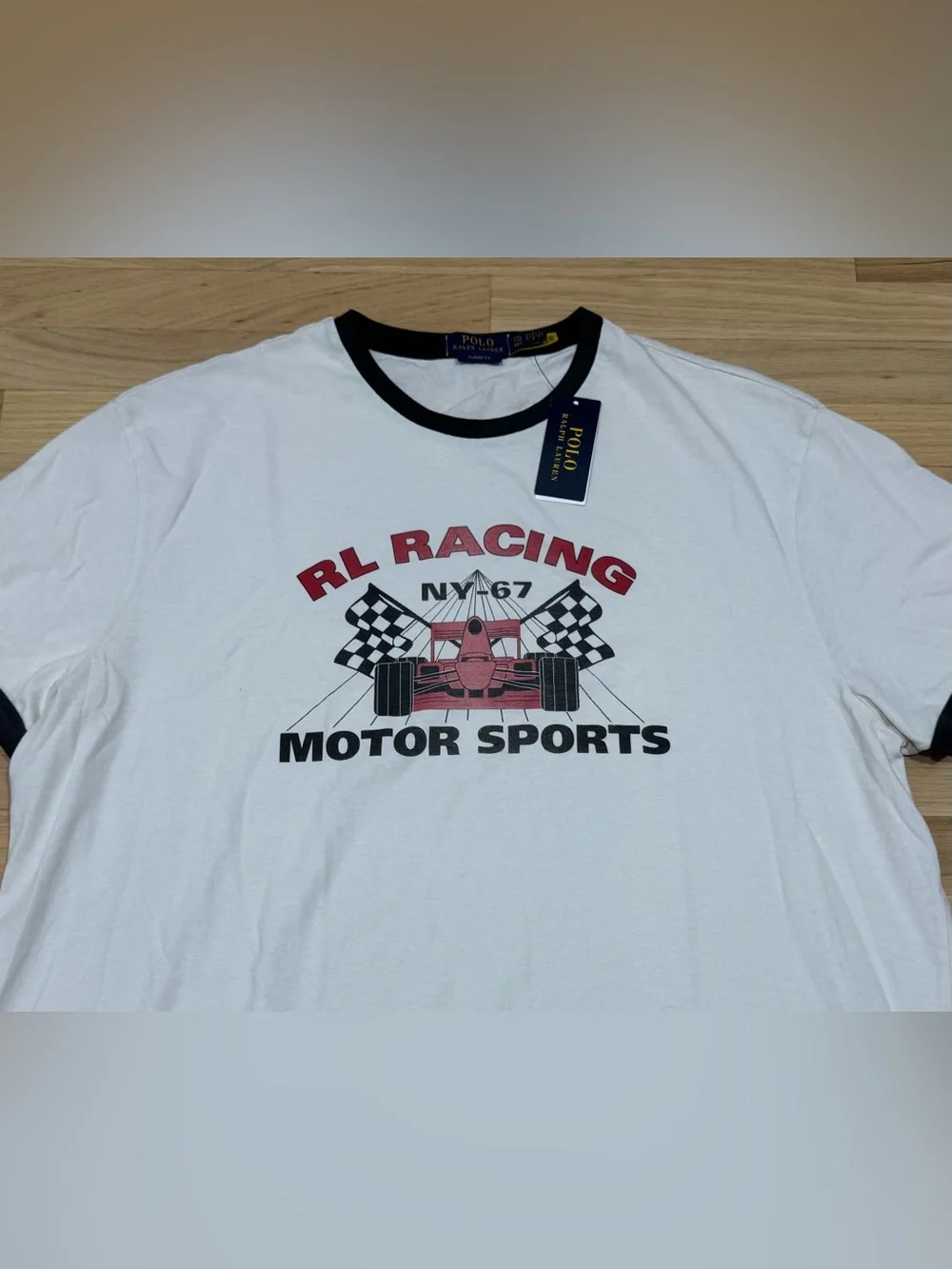 Polo Ralph Lauren Men’s Classic Fit RL Racing NY-67 Motorsport T-Shirt NWT S-XXL